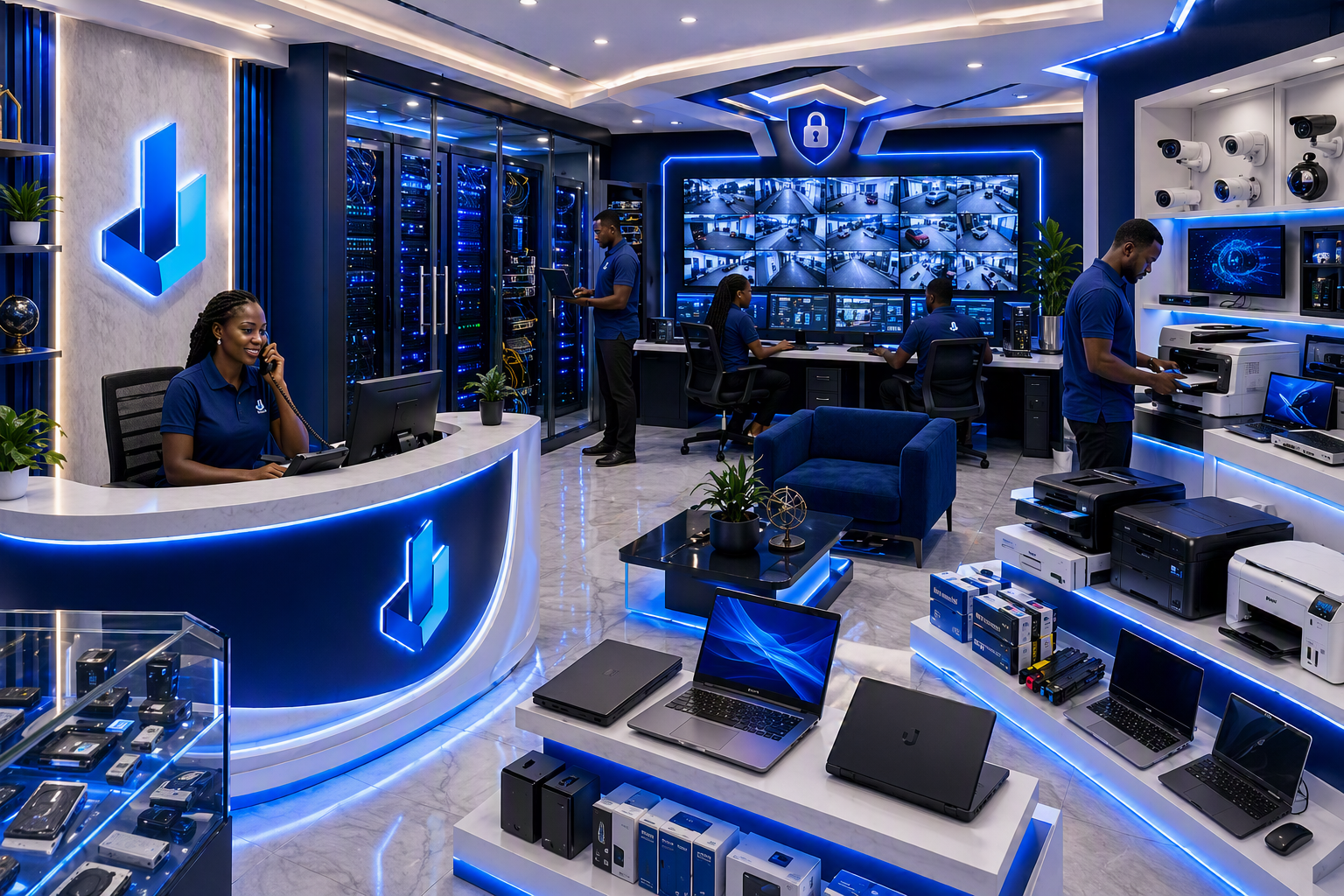 Jonax Computers Limited real-life inspired technology office